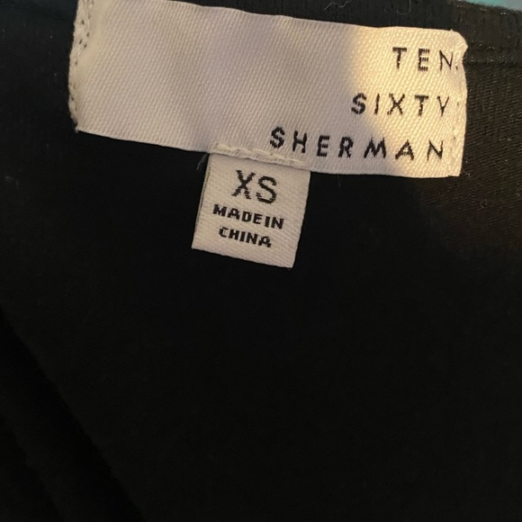 Ten Sixty Sherman Black Vcut Bodysuit - Picture 3 of 3